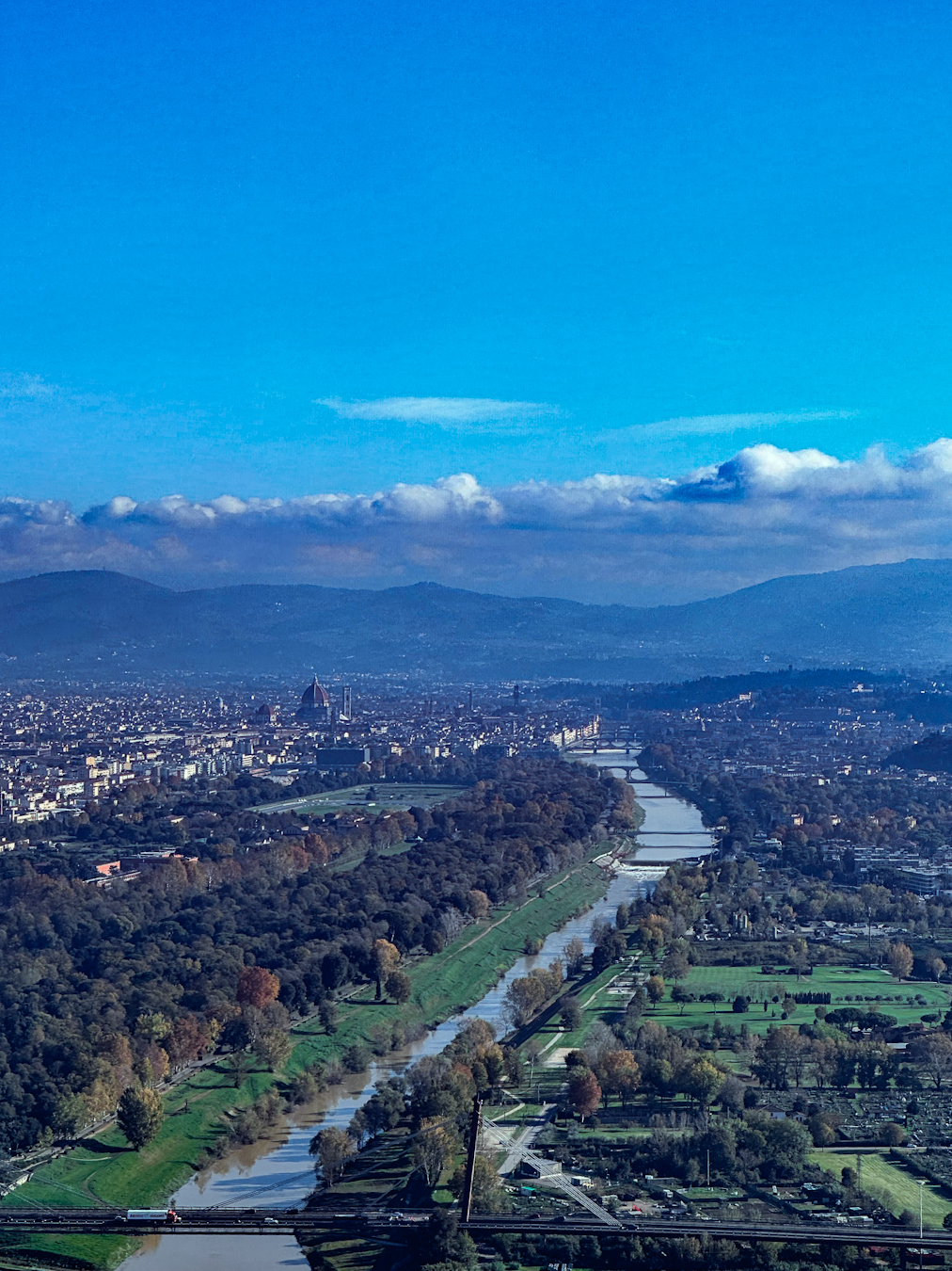 Helicopter tour in Florence